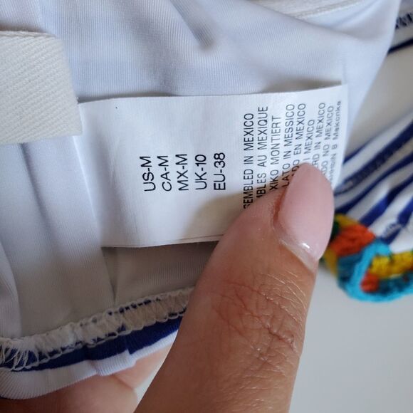 Sperry Crochet Rainbow Striped Bikini | Medium - Picture 8 of 10